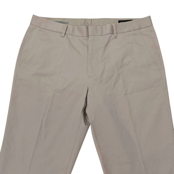 Bonobos Pants Mens 34x30 Beige Weekday Warrior Wednesday Slim Cotton Blend - Picture 2 of 12